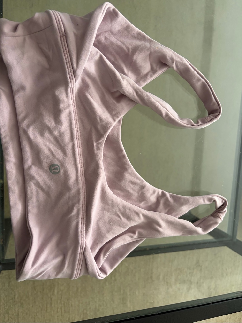 lululemon athletica Light Pink Padded Sports Bra with Racerback